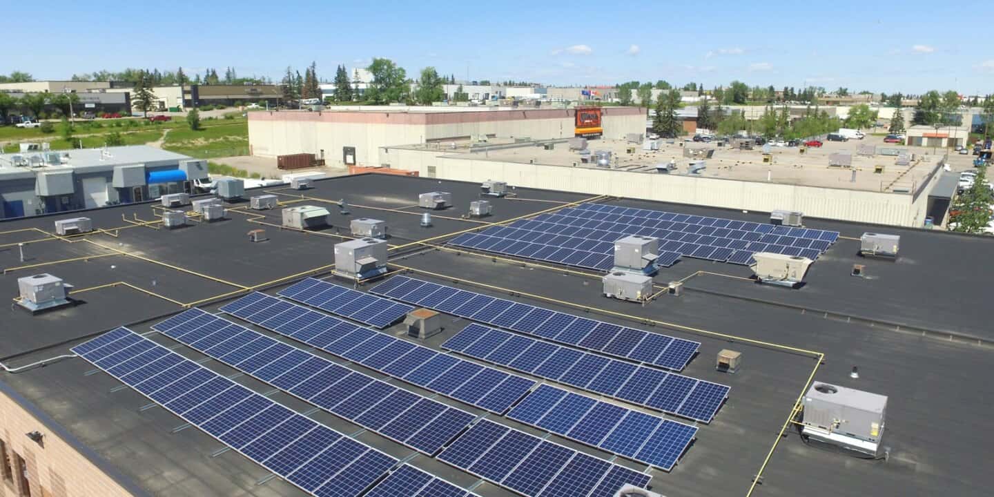 Commercial solar panel 