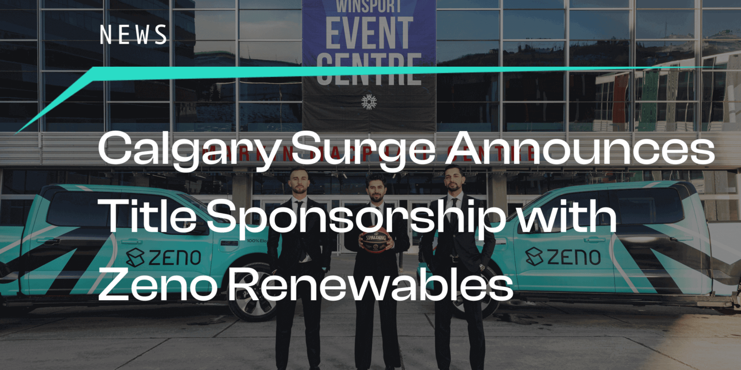 Calgary Surge Announces Title Sponsorship with Zeno Renewables Photo