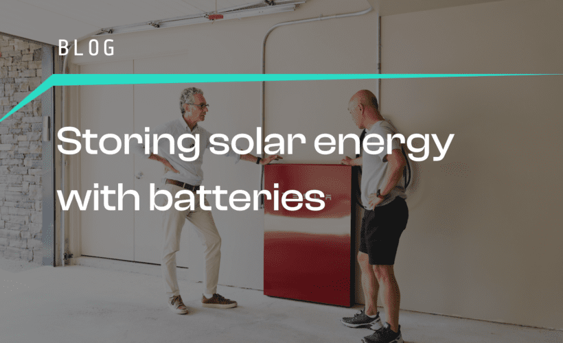 storing solar energy with batteries