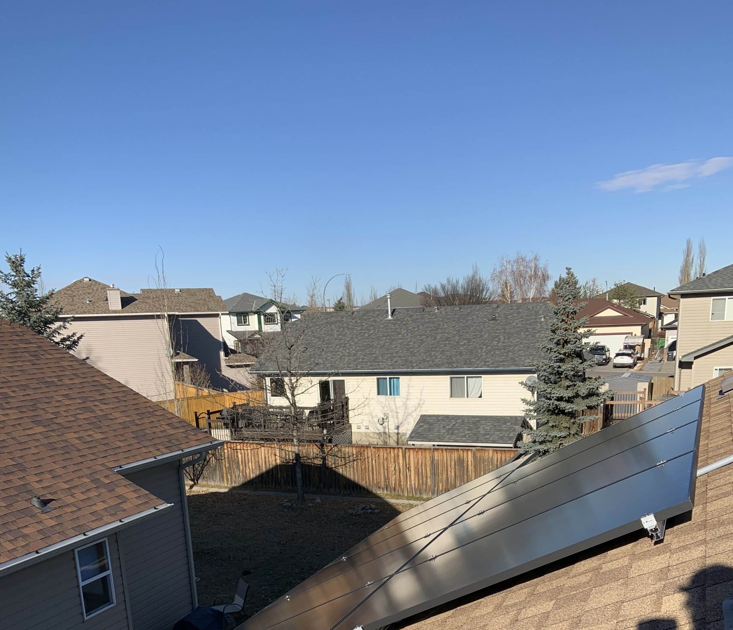 solar panel high river