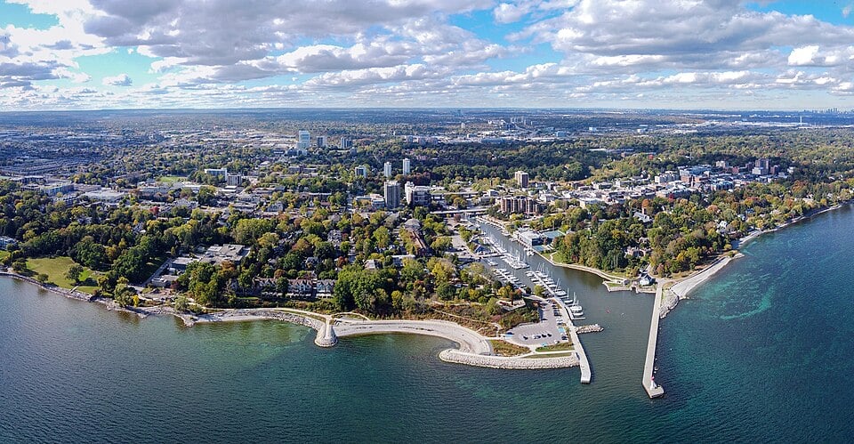 Aerial view Oakville