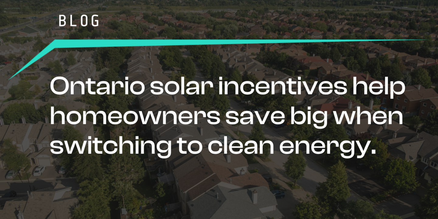 Ontario solar incentives