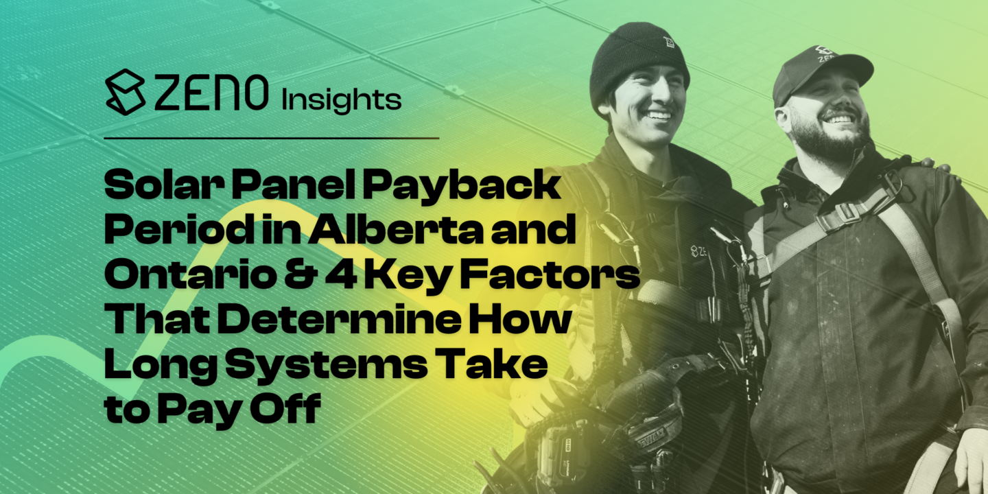 Solar Panel Payback Period in Alberta and Ontario & 4 Key Factors That Determine How Long Systems Take to Pay Off