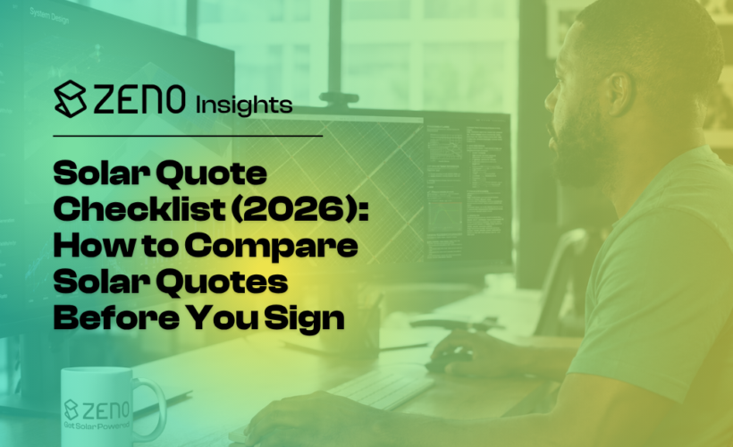 Solar Quote Checklist (2026) How To Compare Solar Quotes Before You Sign
