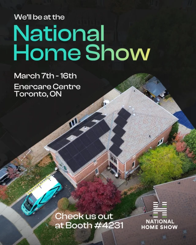 We’re bringing the future of energy to the National Home Show in Toronto! From March 7th to 16th, Zeno Renewables will be showcasing our solar solutions and offering expert insights on how solar energy is transforming Ontario’s homes. 

Come visit us to learn how you can power your life with the sun, reduce your bills, and live more sustainably. Let’s build a greener future together!

#ZenoRenewables #SolarEnergy #NationalHomeShow