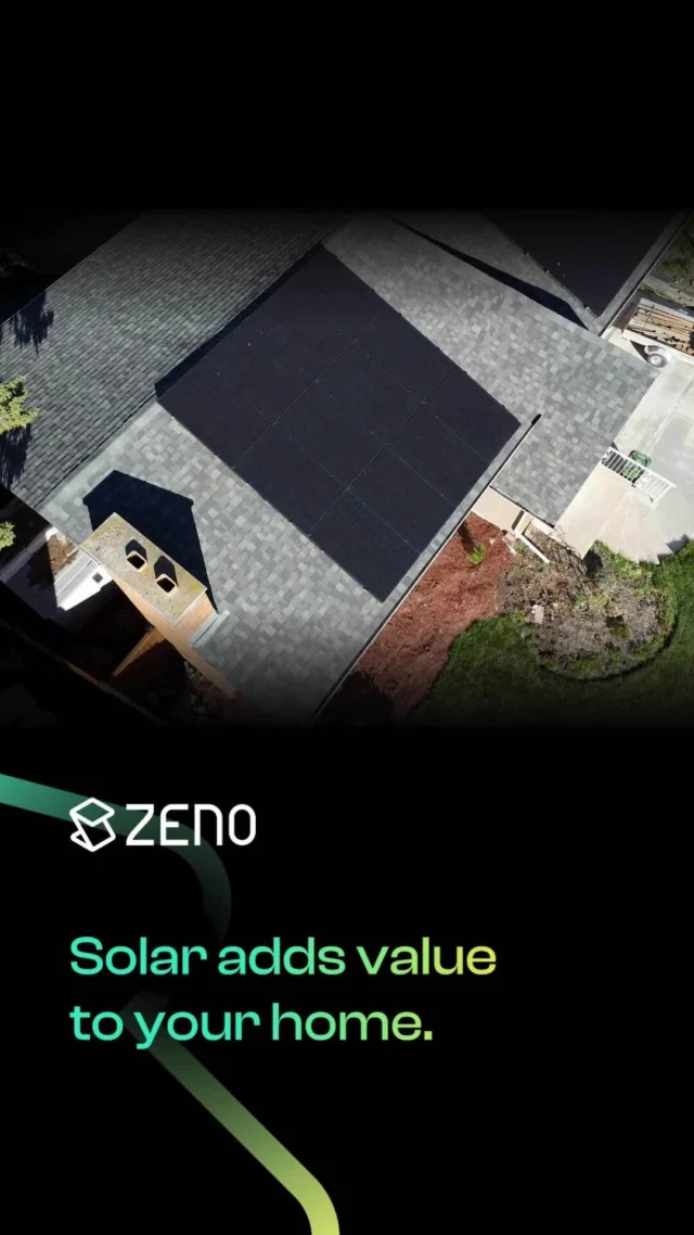 𝗜𝘀 𝘀𝗼𝗹𝗮𝗿 𝗿𝗲𝗮𝗹𝗹𝘆 𝘄𝗼𝗿𝘁𝗵 𝗶𝘁?

For many homeowners, the answer is yes.

Most of our systems offset more than 100% of your electricity use, meaning lower bills from day one, and a payback period that’s often shorter than you’d think.

Solar offers more than just savings on your bills, it can also increase your home’s value, with some properties selling for up to 7% more!

Curious what it could look like for you? Try our 𝗦𝗼𝗹𝗮𝗿 𝗦𝗮𝘃𝗶𝗻𝗴𝘀 𝗖𝗮𝗹𝗰𝘂𝗹𝗮𝘁𝗼𝗿 (link in bio).

#ZenoRenewables #SolarPowered #SolarSolutions #SolarSavings