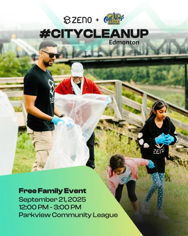 A cleaner city starts with small steps - and everyone can take part! The Zeno Renewables Edmonton #CITYCLEANUP is happening this Sunday, September 21.

It’s a feel-good event where you can help remove litter, connect with your community, and contribute to a more sustainable future. This isn’t about being perfect - it’s about showing up.

Join us for a free fun afternoon, and help make a real difference in your city - link in bio.

#ZenoRenewables #SolarPowered #YegEvents #SolarEnergy #EdmontonCommunity #EdmontonEvents