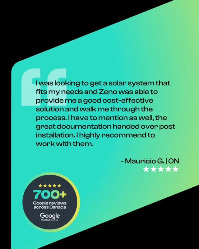 When it comes to solar, we know it’s not just about putting panels on a roof - it’s about making sure you feel confident every step of the way.

That’s why we take the time to walk you through your system, explain how it works, and show you what to expect for the long run.

From the first design to the final handoff, we keep it simple, transparent, and stress-free.

Curious what solar could look like for your home? Book your free consultation today - link in bio.

#ZenoRenewables #SolarPowered #ClientSuccess #SolarQuote #SolarSolutions