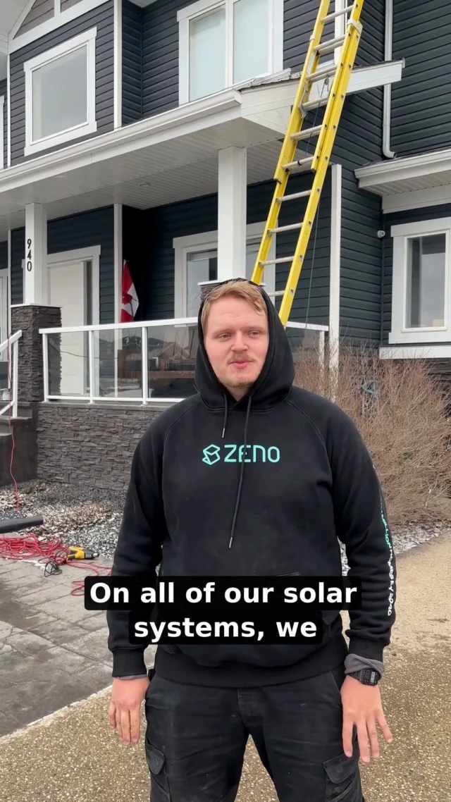 Falling leaves and colder days mean critters are looking for warm, sheltered spots - and sometimes, that means under your solar panels.

A rodent guard protects your system by keeping birds, squirrels, and debris from nesting beneath your panels.

It keeps wiring safe, airflow clear, and your panels performing at their best year-round. Small addition, big protection.

Our experts are here to help - request a solar quote (link in bio) and learn more about all the great features of Zeno solar installations.

#ZenoRenewables #SolarPowered #SolarSolutions #SolarMaintenance #RodentGuard #CritterGuard