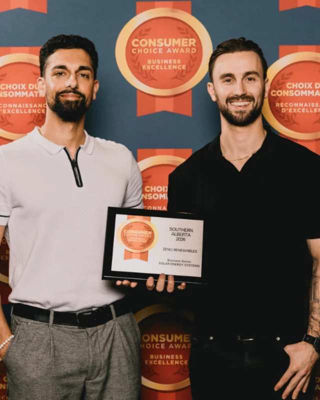 There are awards that recognize growth. And then there are awards that remind you why you started in the first place.

We're incredibly honoured to have been named the 2026 Consumer Choice Award Winner for both Southern Alberta and Northern Alberta.

To us, this isn't simply another trophy. It's a reflection of the trust that thousands of Alberta homeowners have placed in our team over the 11 incredible years we've been round.

Behind this recognition are thousands of people who believed in us enough to invite us into their homes, our installation crews who brave every season Alberta throws at them, our project coordinators who keep everything moving, our designers, electricians, customer care team, and everyone working behind the scenes to make each project a success.

Renewable energy is about helping families take control of rising energy costs. It's about building a more resilient future for Alberta. And it's about proving that a local company can deliver world-class service while staying true to its values.

To every customer who chose Zeno, recommended us to a neighbour, left us a review, or shared their experience - thank you.

This recognition belongs to you just as much as it belongs to us. We'll keep showing up every day with the same commitment that got us here: doing right by our customers and earning your trust, one home at a time.

Thank you, Alberta. ❤️

@consumerchoiceaward #ZenoRenewables #ConsumerChoiceAward #SolarEnergy #Alberta #Calgary #Edmonton #RenewableEnergy #ClientSuccess #SolarAlberta #SolarSolutions #SolarSuccess