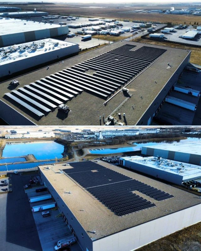 ☀️1,608 solar panels. 683.4 kW. One Calgary rooftop put to work.

Zeno Renewables completed this large-scale commercial solar installation for Pan Pacific Pet Warehouse in Calgary, transforming previously unused rooftop space into an energy-producing asset.

The 683.4 kW system features 1,608 Hanwha solar panels installed on TerraGen ballasted racking and was designed to support reliable, long-term performance in Alberta’s climate.

For warehouses, manufacturing facilities and other commercial properties, rooftop solar can help reduce reliance on grid electricity, improve long-term energy cost predictability and make productive use of existing building space.

Have a large commercial roof? It could be doing more for your business.

Explore commercial solar with Zeno Renewables - DM @KaiFahrion for details.

#CommercialSolar #CalgaryBusiness #SolarAlberta #SolarEnergy #ZenoRenewables