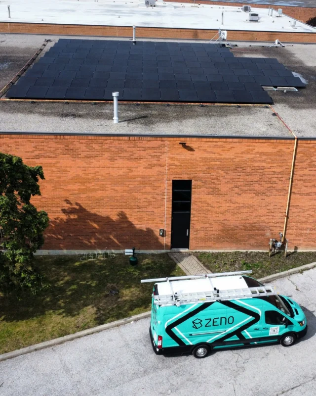 What if your rooftop could offset up to 100% of your facility’s electricity use?

That’s the goal behind this new 69 kW commercial solar installation completed by Zeno Renewables for Custom Control Panels Inc. in Mississauga, Ontario.

The system includes 138 LONGi solar panels and is projected to generate approximately 78,753 kWh of electricity annually, delivering an estimated:

☀️ Up to 100% electricity offset
💰 $10,782 in annual electricity savings
📈 $203,463 in estimated lifetime savings

The system was designed with zero-export controls, allowing solar generation to serve the facility’s electricity demand without exporting excess production to the grid.

For manufacturers, warehouses and other commercial facilities, unused rooftop space can become a long-term cost-saving asset.

How much could your business save with solar?

Reach out to @KaiFahrion to get a commercial solar proposal from Zeno Renewables.

#CommercialSolar #OntarioBusiness #Manufacturing #SolarEnergy #Mississauga #ZenoRenewables